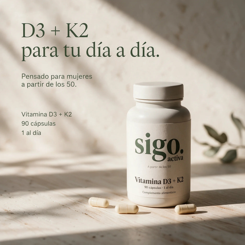 Vitamina D3 + K2 · 90 cápsulas